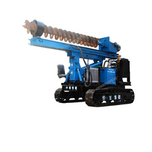 Full hydraulic drop hammer pile driver mini electric ground screw pile driver for sale